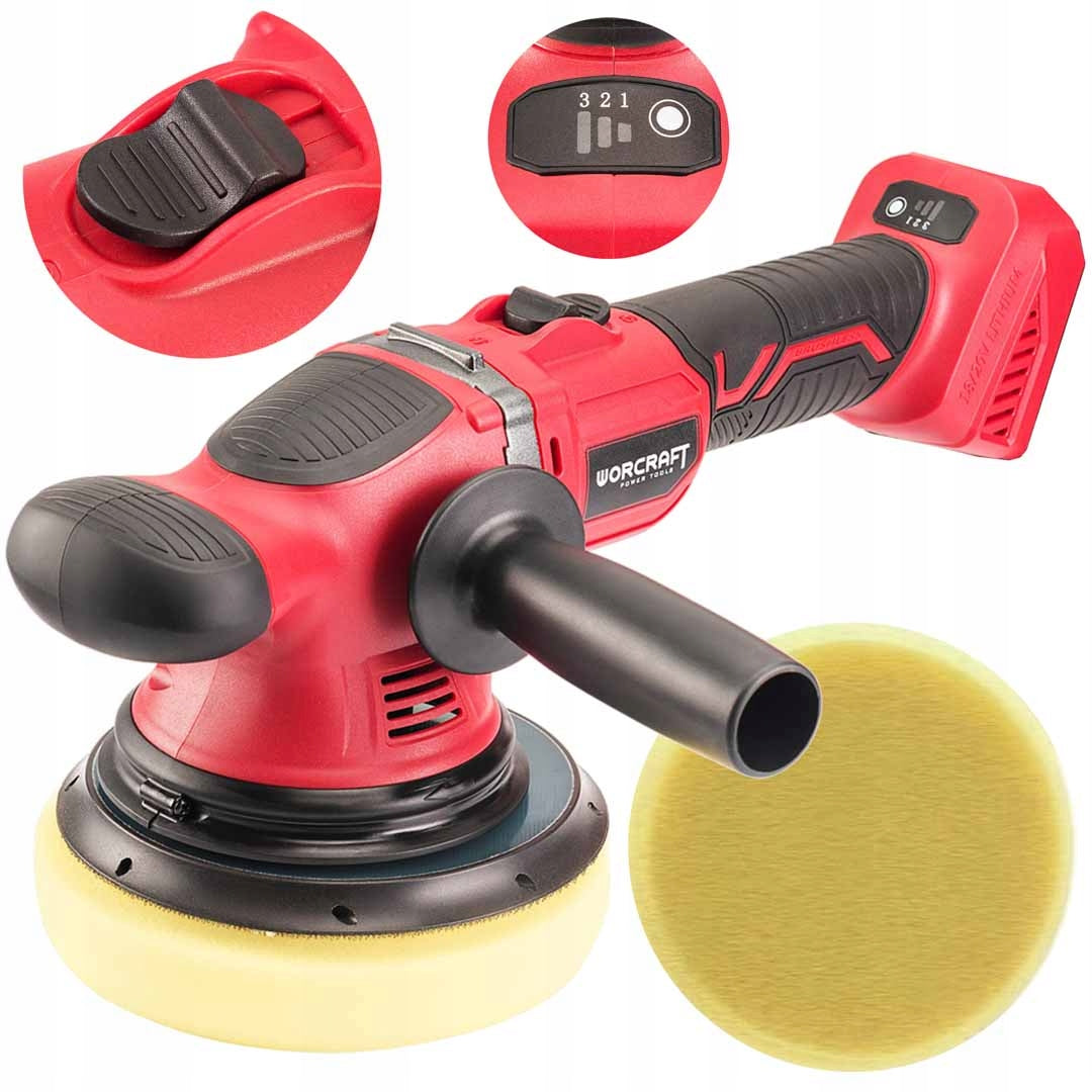 Cordless Brushless Polisher Worcraft COP-S20LiB QUIET COMFORTABLE STRONG