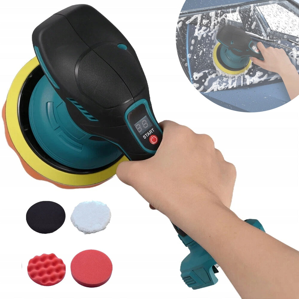 Cordless Car Polisher, Eccentric, 8 Speeds