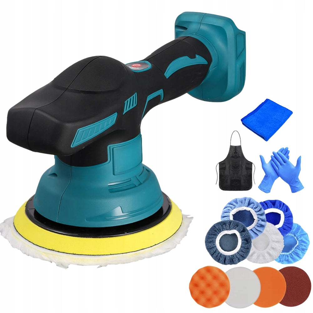 Cordless Car Polisher Eccentric Polisher 8 Speeds For Makita