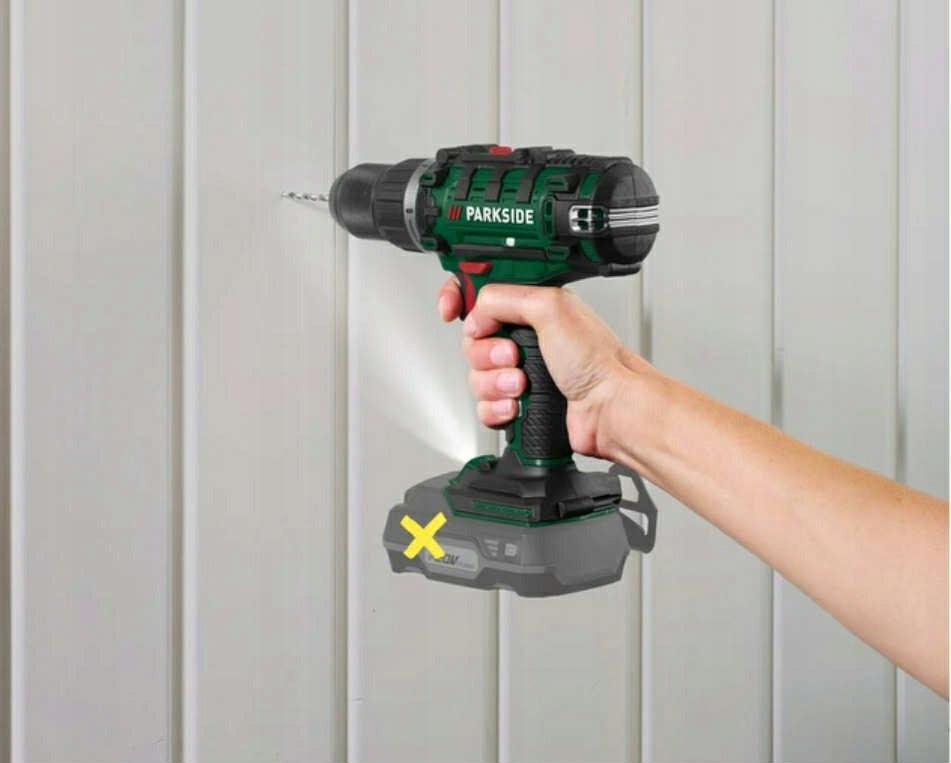 Cordless Drill/Driver 20V PARKSIDE PABS 20-Li Manufacturer code PABS 20-Li I9