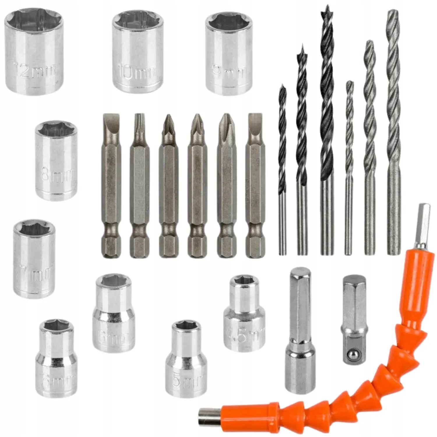 Cordless Drill/Driver 21V 2 Batteries Case Bits Drill Bits Brand no brand