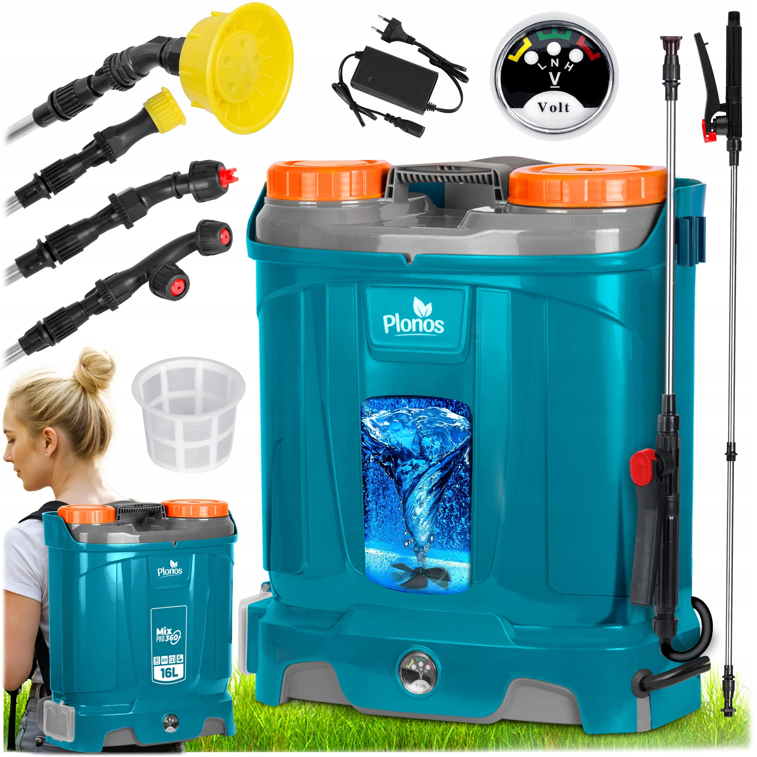 Cordless Electric Backpack Pressure Sprayer 85cm LANCA 16L
