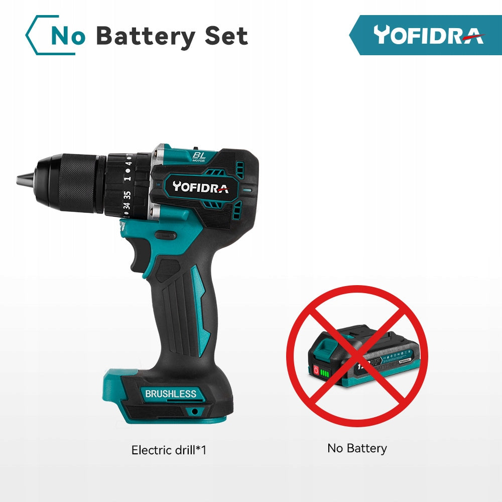 Cordless Electric Impact Drill 35+3 Torque 13mm Screwdrive no batteries Manufacturer code sku005389-
