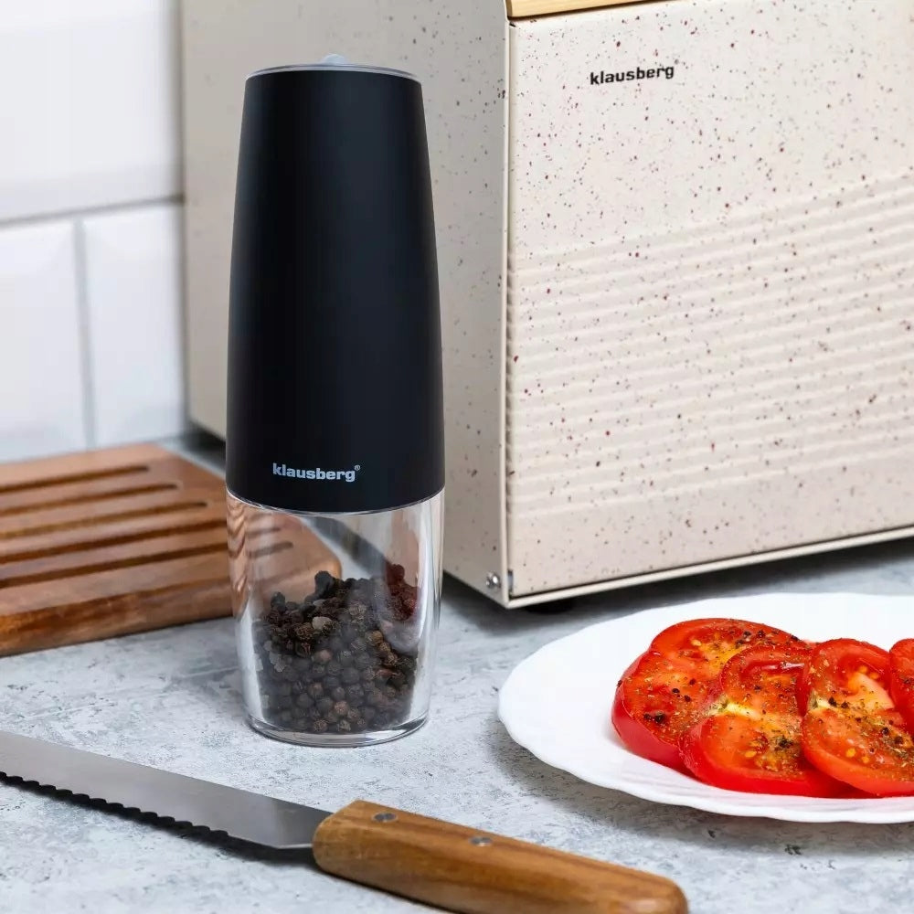 Cordless GRAVITY Salt and Pepper Grinder, Spices KLAUSBERG EAN (GTIN) 5908287276468