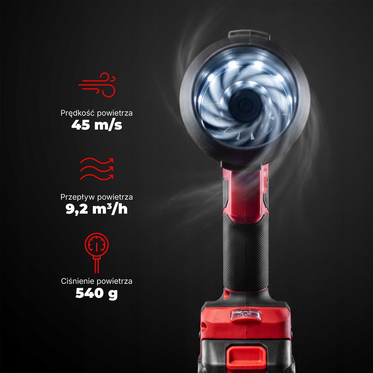 Cordless Garden Blower 2x AKU 4,0 Pipe Vacuum Cleaner TURBO Electric Packaging status original
