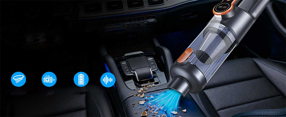 Cordless Handheld Car Vacuum Cleaner, Cordless, with Lighting Manufacturer code Handheld Vacuum Cleaner022
