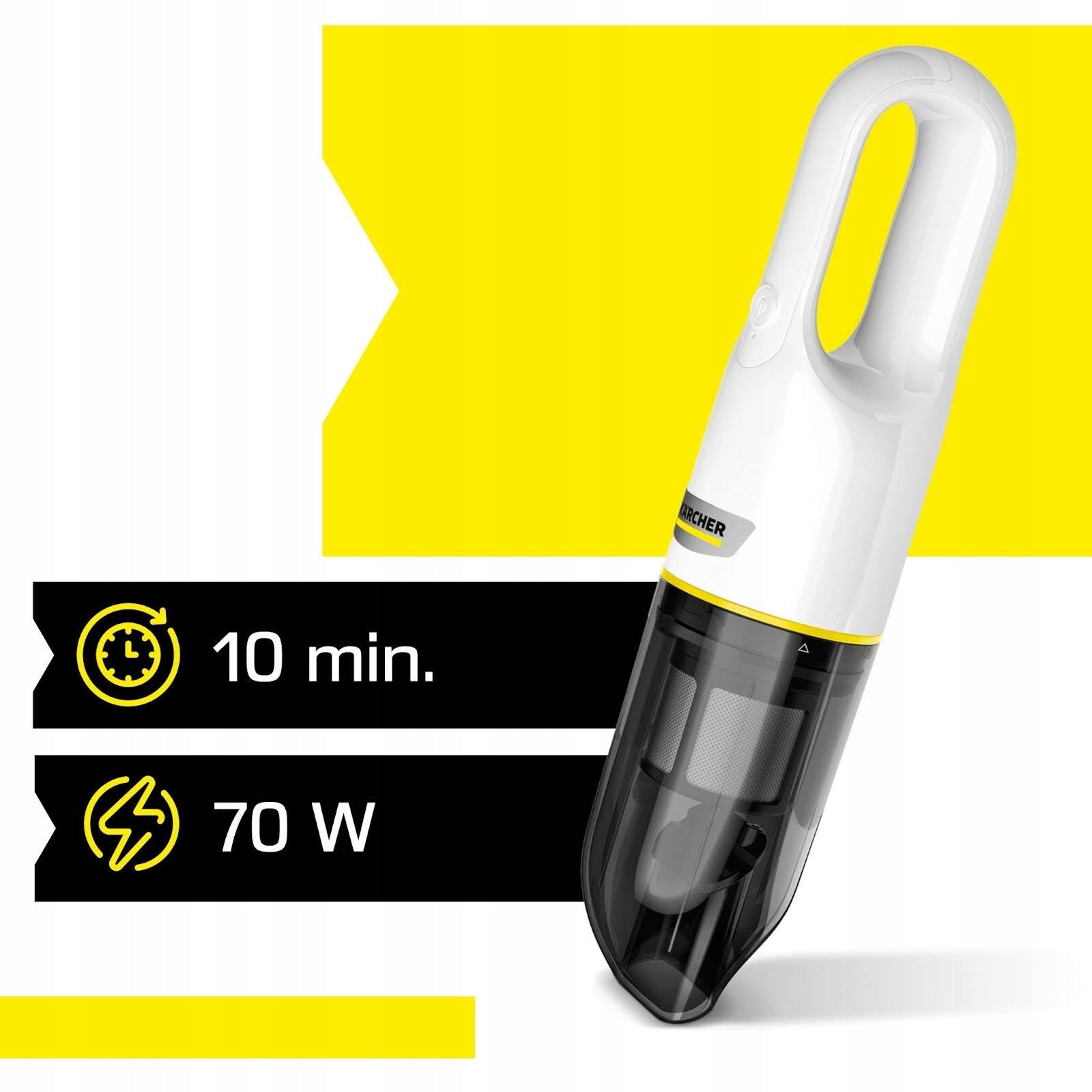 Cordless Handheld Vacuum Cleaner KARCHER CVH 2 Cordless Bagless Manufacturer code 1.198-330.0