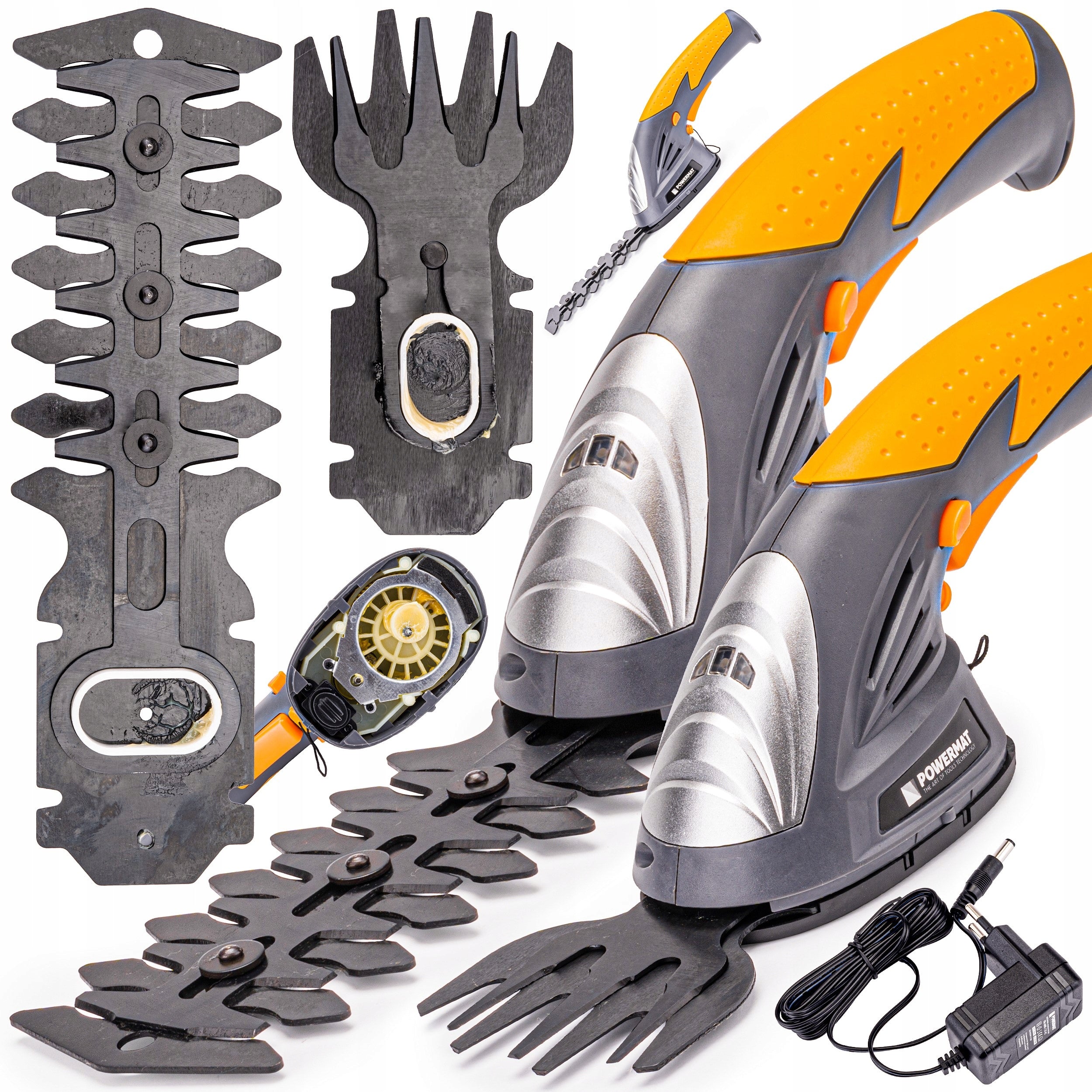Cordless Hedge Trimmer Grass SHEARS 7,2 V Pruner 2 x Blade