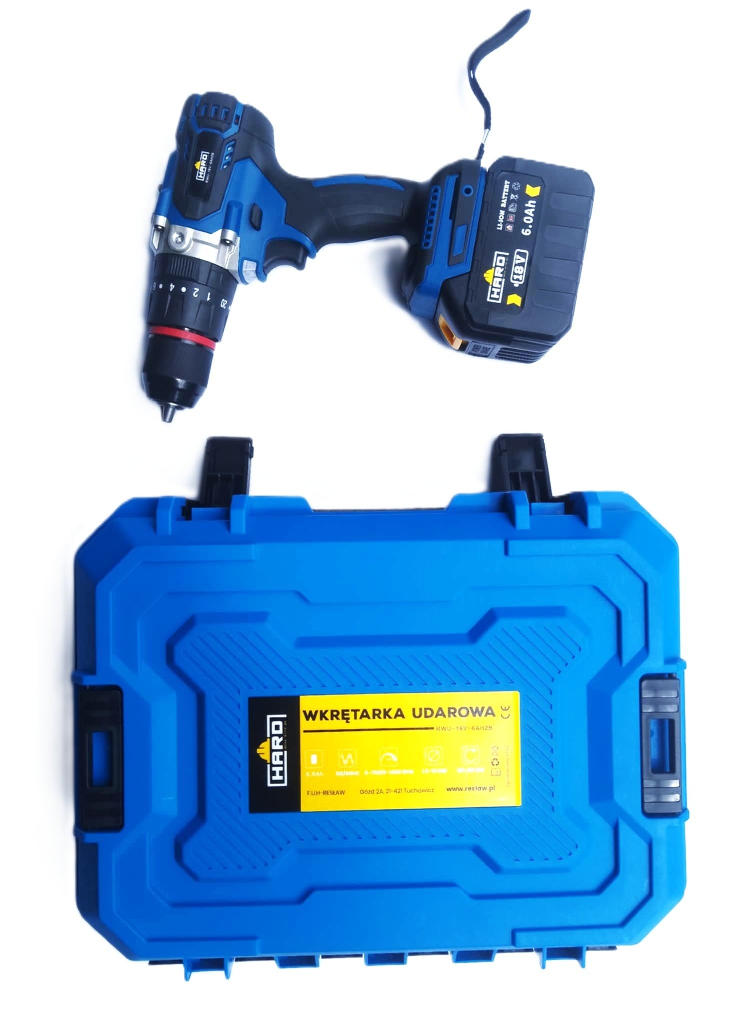Cordless Impact Screwdriver 6AH 2Batteries 80NM