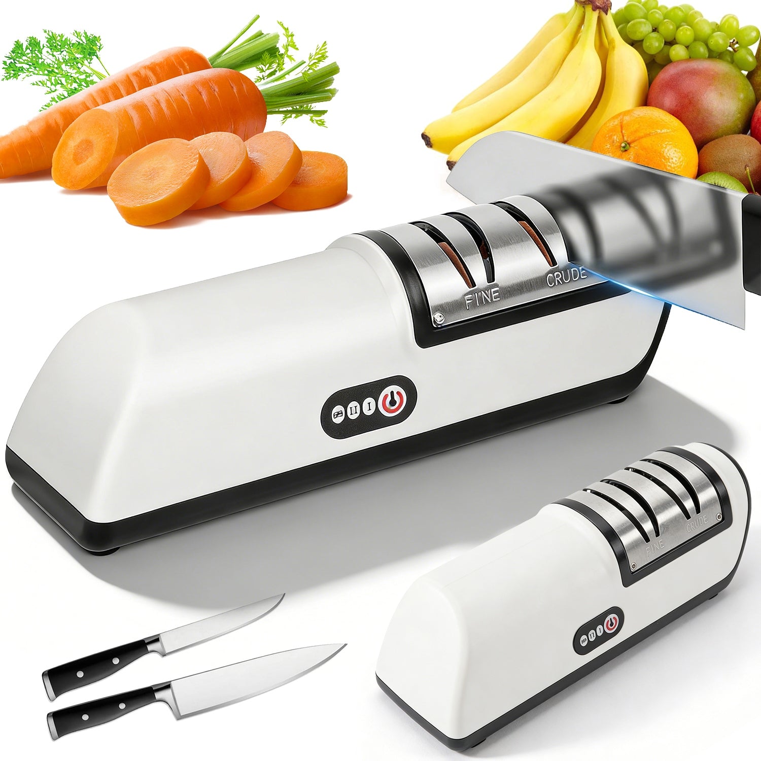 Cordless Kitchen Knife Sharpener Automatic Electric Packaging status original