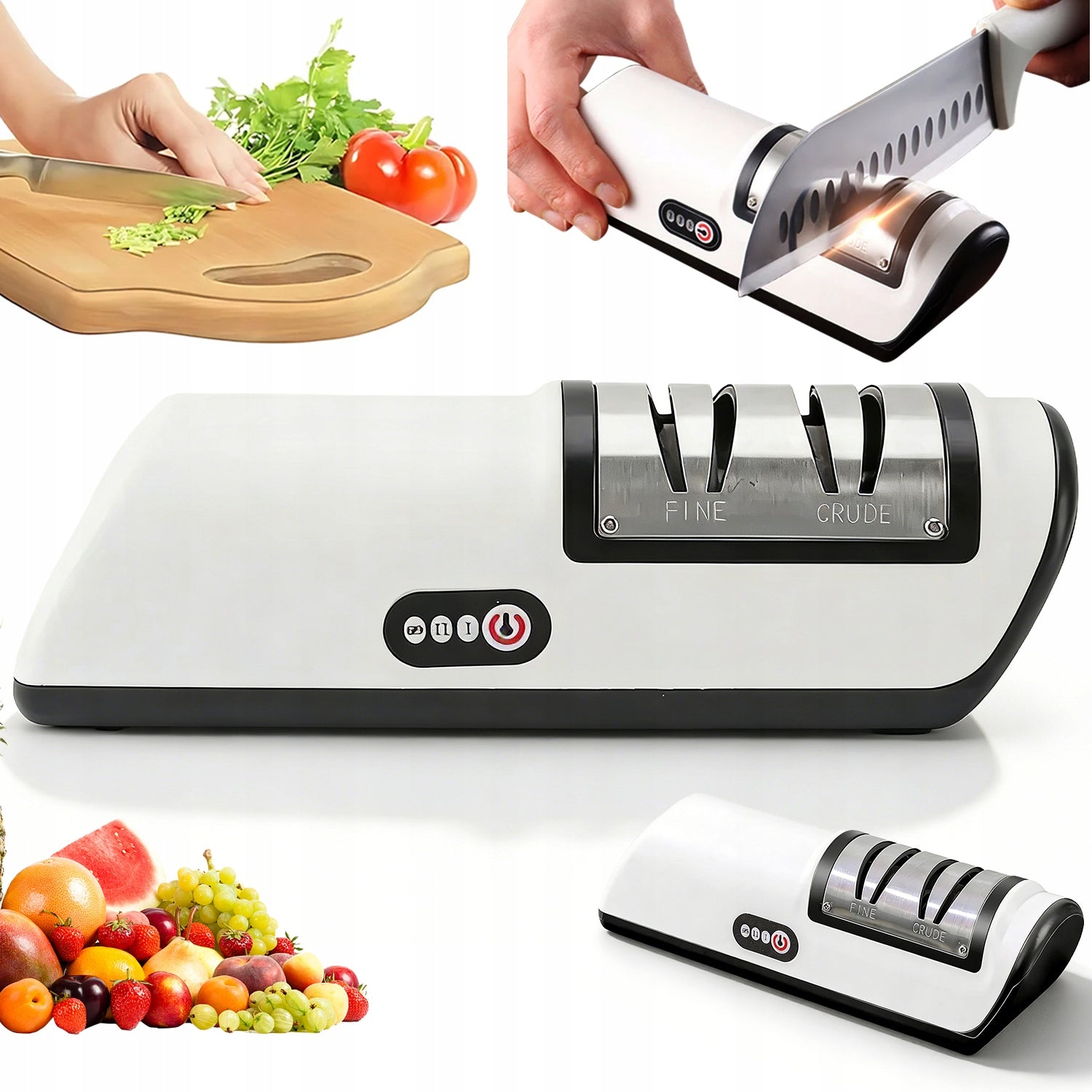 Cordless Kitchen Knife Sharpener Automatic Electric