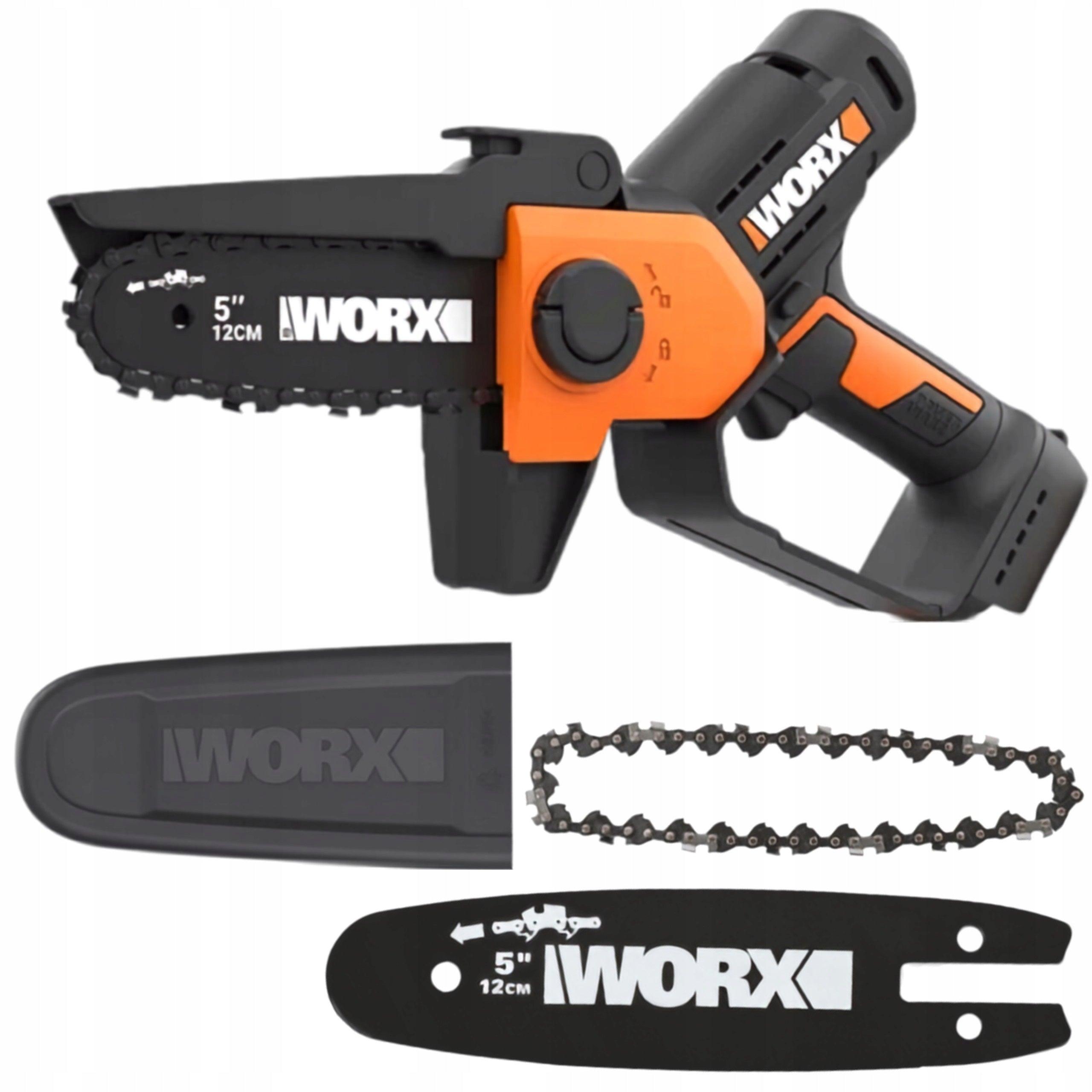 Cordless MINI CHAINSAW branch WORX WG326E.9 garden