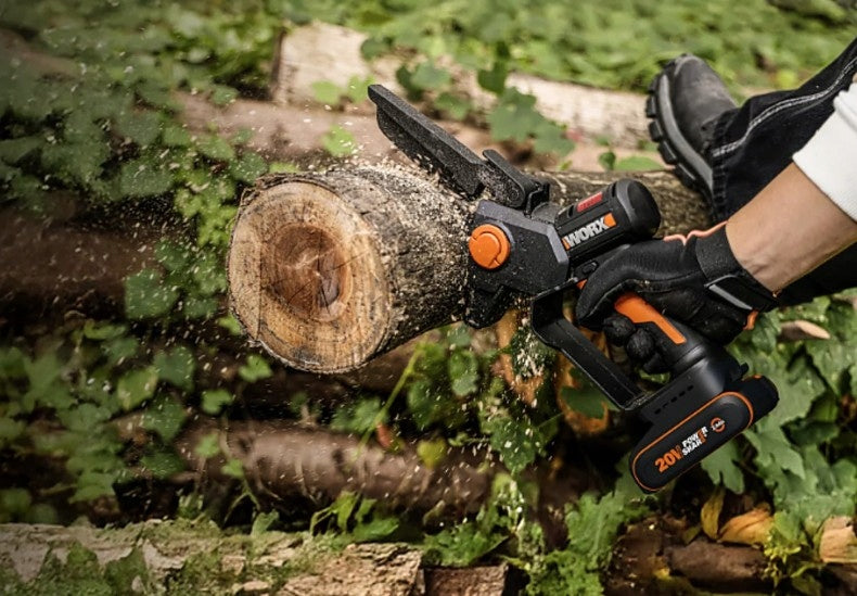 Cordless Mini Saw WORX WG327E.9 Small Handy Certificates of conformity CE