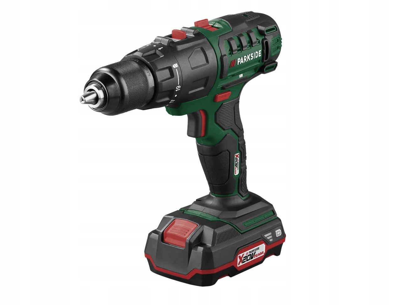 Cordless Multitool 20V, Parkside PKGA 20 Li C2 aku+charge Packaging status original