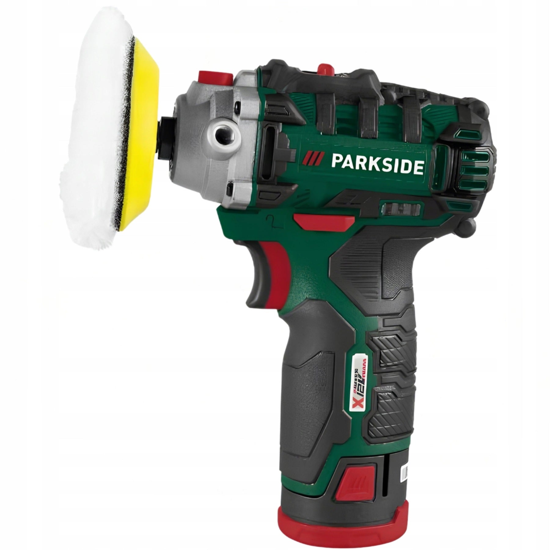 Cordless Polisher 12V PARKSIDE PAAP Battery 2Ah Charger +Accessories Manufacturer code 458713_2401