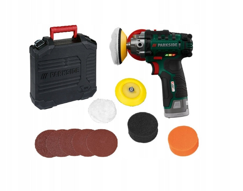 Cordless Polisher Parkside 12V PAAP 12 C3 Grinder