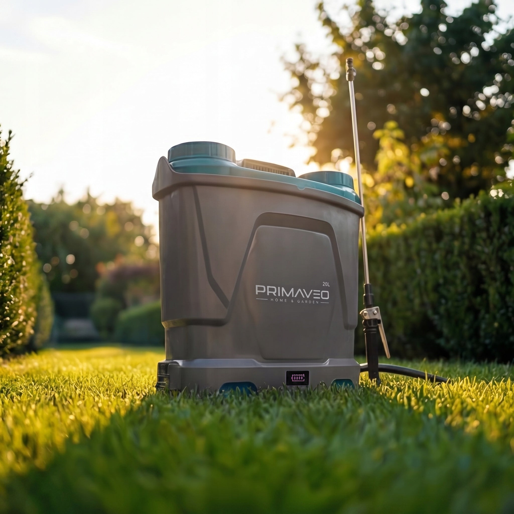 Cordless Pressure Sprayer 20L Primaveo Backpack For Garden Brand Primaveo
