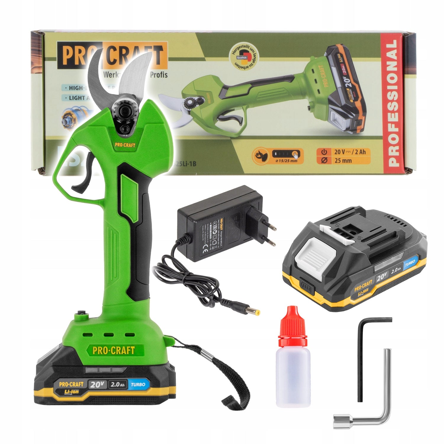 Cordless Procraft ES25Li Branch Shears, 25mm