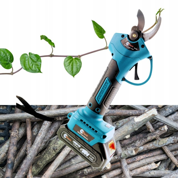 Cordless Pruner Electric Shears Garden Pruner for Branch 2xAku Brand Krischner