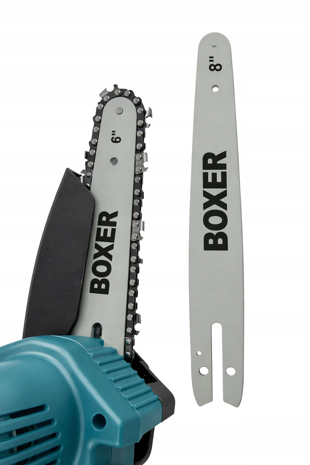 Cordless Saw 24V BOXER Chainsaw 6'' + 2 Aku Suitcase Guide length 15 cm
