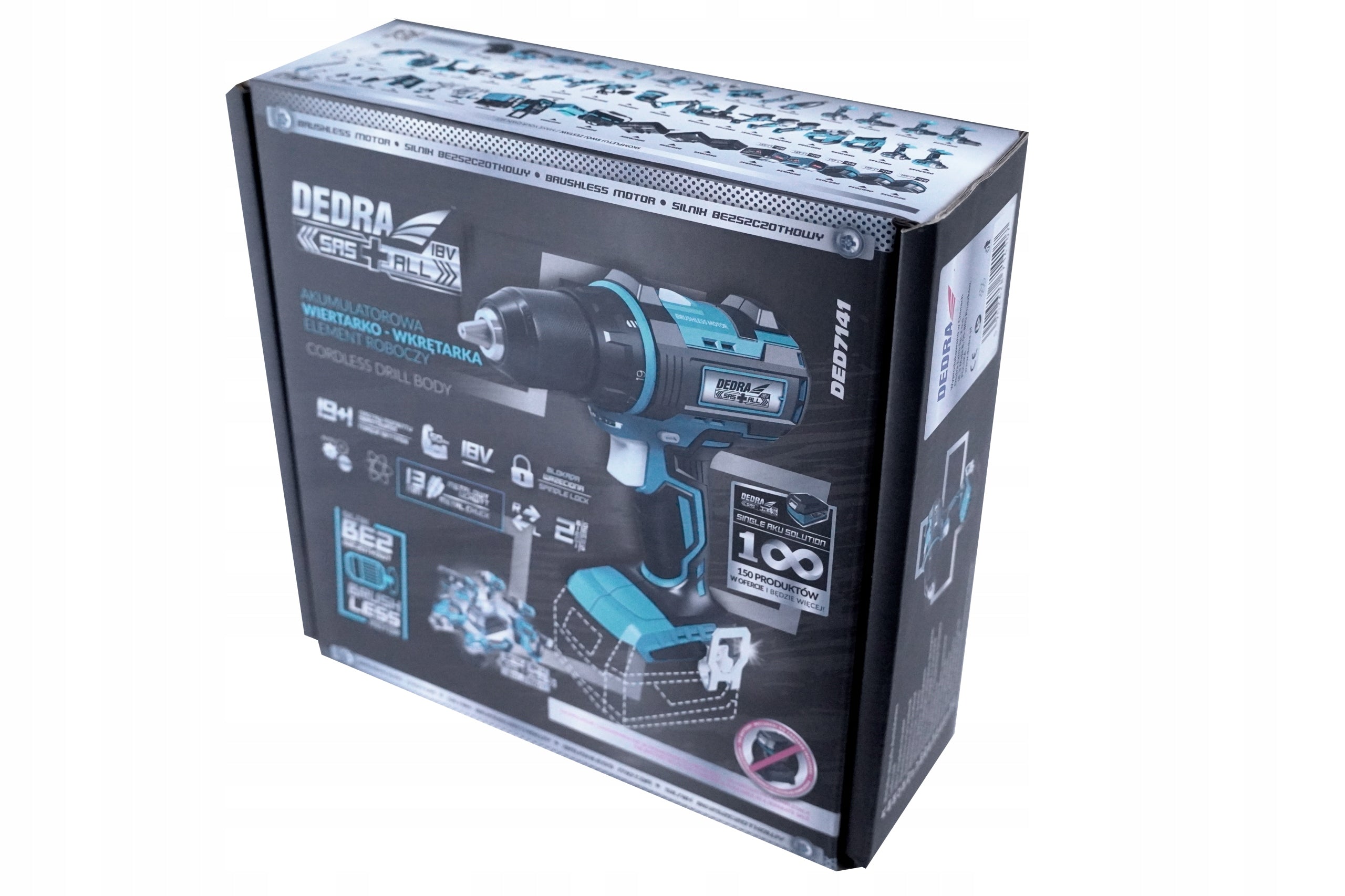 Cordless Screwdriver Dedra DED7141 EAN (GTIN) 5902628714107