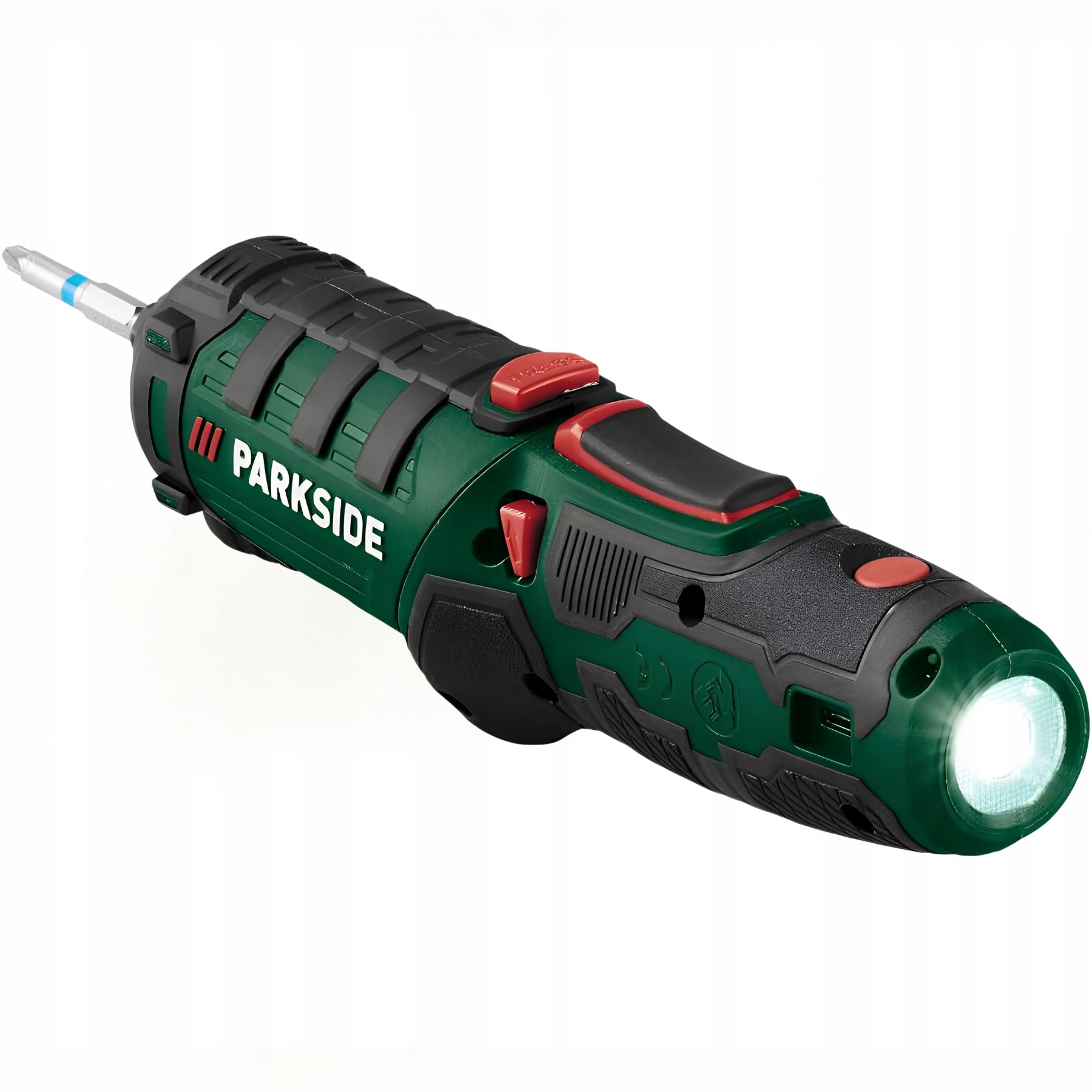 Cordless Screwdriver Straight Screwdriver Parkside PSSA 4V +Bits +Case Packaging status original