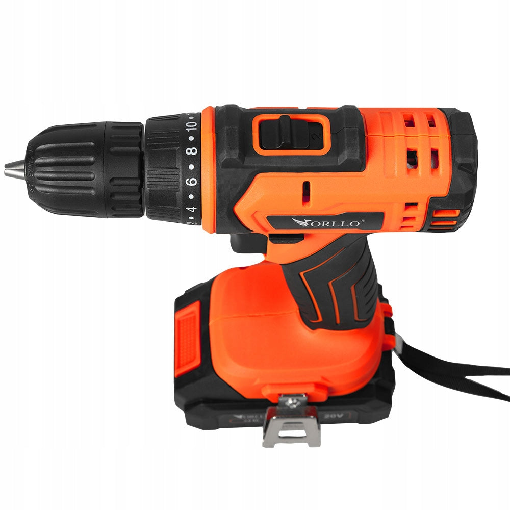 Cordless Screwdriver with Suitcase 2xBatteries 30 Elements + FREEBIE Packaging status original