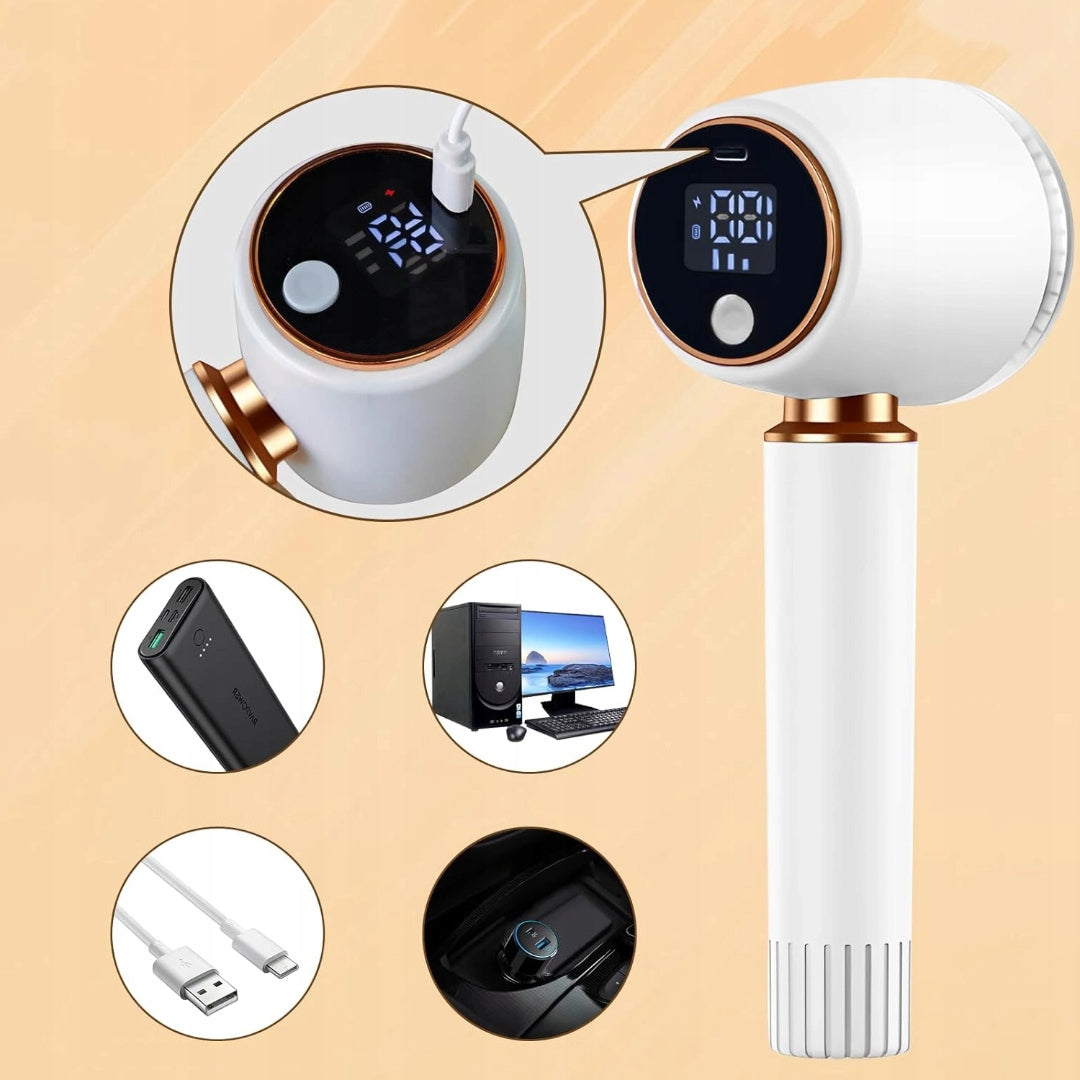 Cordless Shaver for CLOTHES Fabric LCD Speed Control Type-C Port