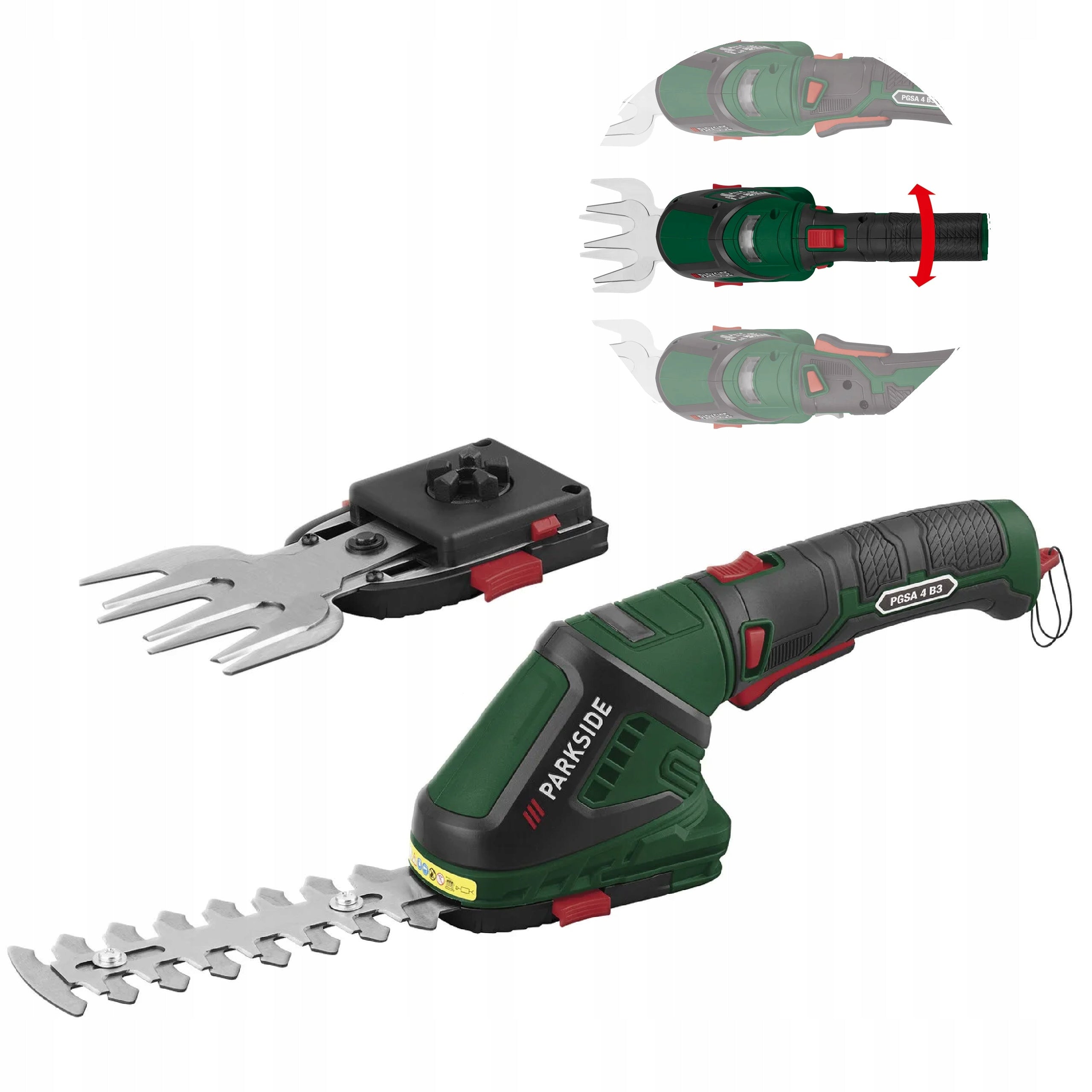 Cordless Shears PARKSIDE Shrub Grass Shears 2in1 PGSA 4V