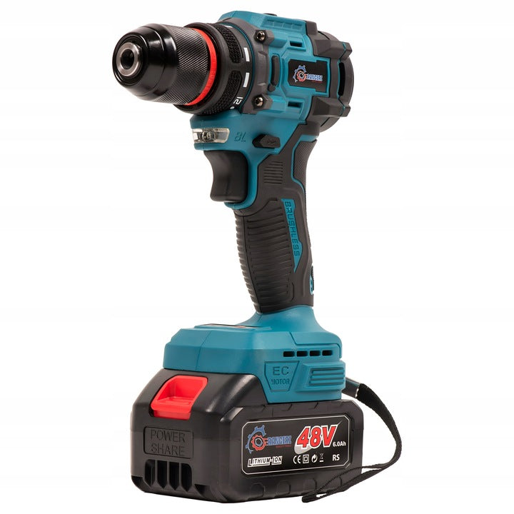 Cordless Tool Set 48V SCREWDRIVER IMPACT WRENCH GRINDER 3IN1 Packaging status original