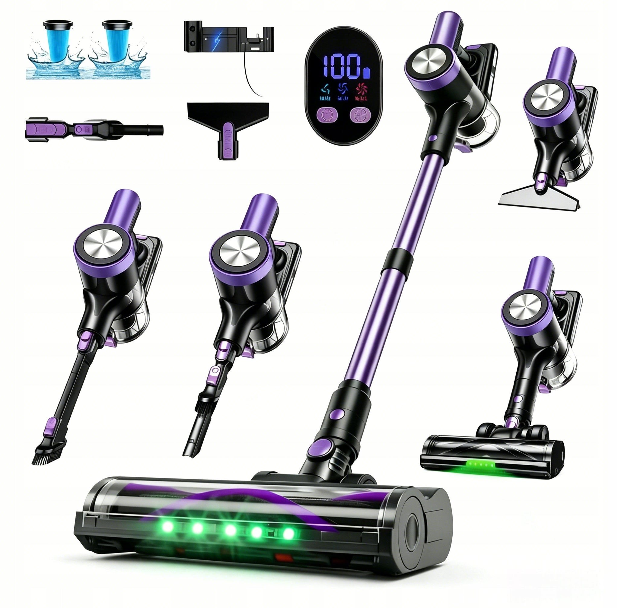 Cordless Upright Handheld Vacuum Cleaner Feward H28 500w 46KPA