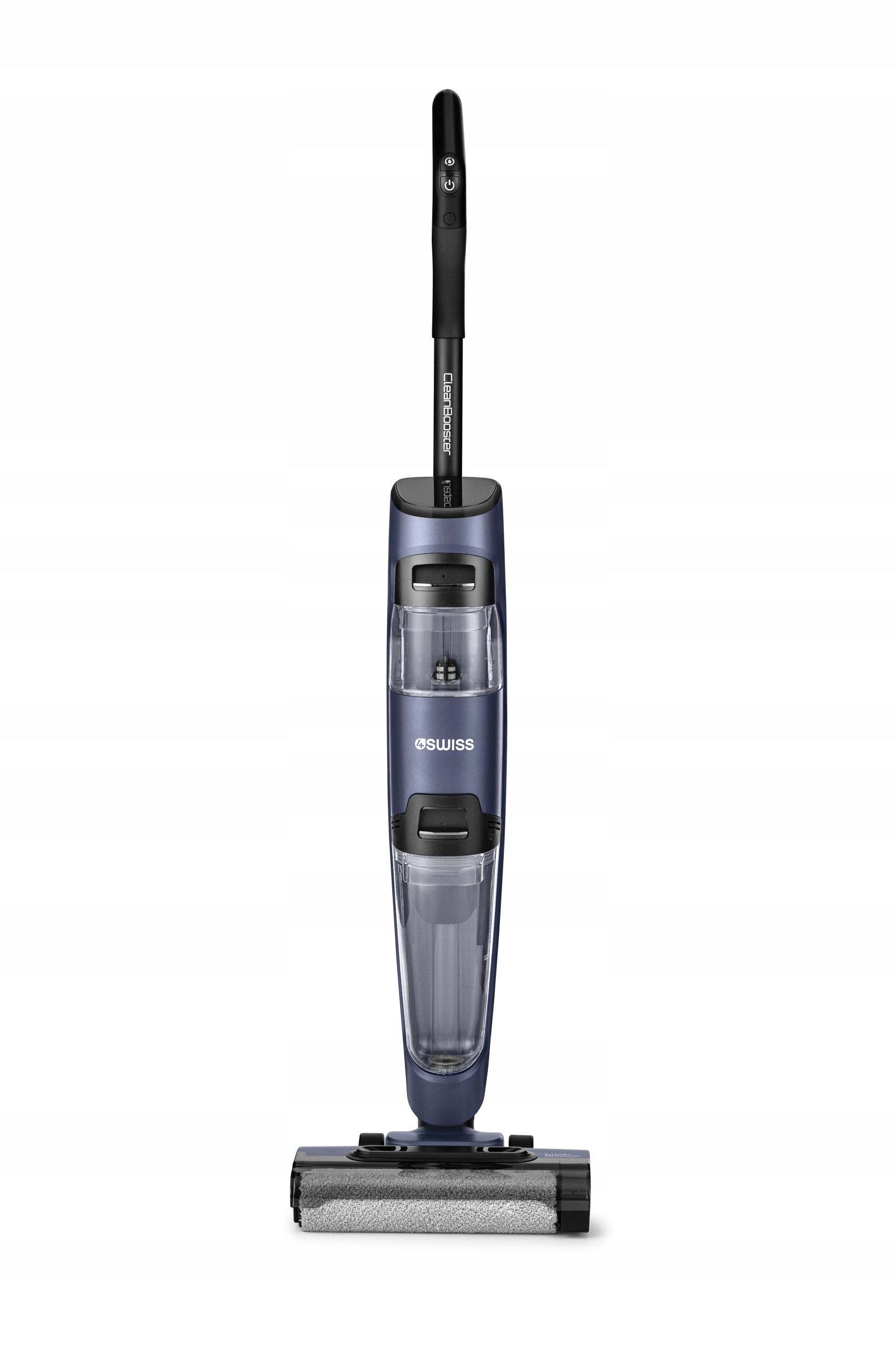 Cordless Vacuum Cleaner 4Swiss VC024 HEPA Filter Vertical Mopping Washer Manufacturer code VC024 Clean Booster Black