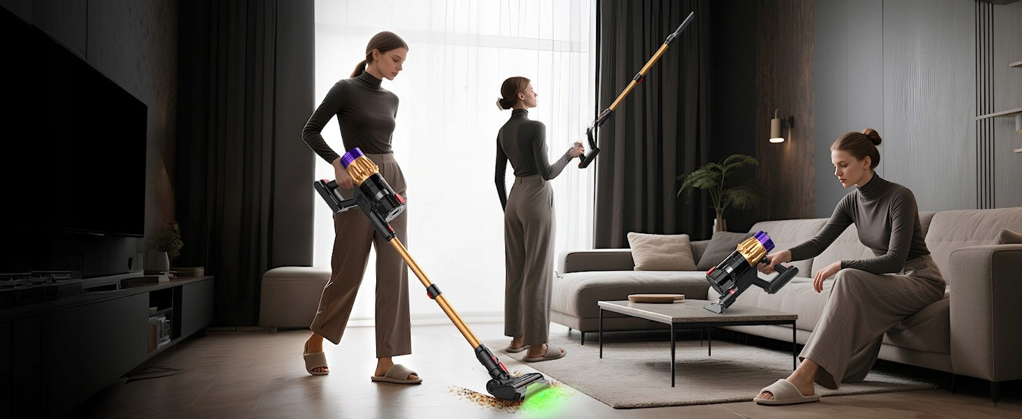 Cordless Vacuum Cleaner 550W 35KPA Powerful Suction 40 Mins Stick Handheld Packaging status original
