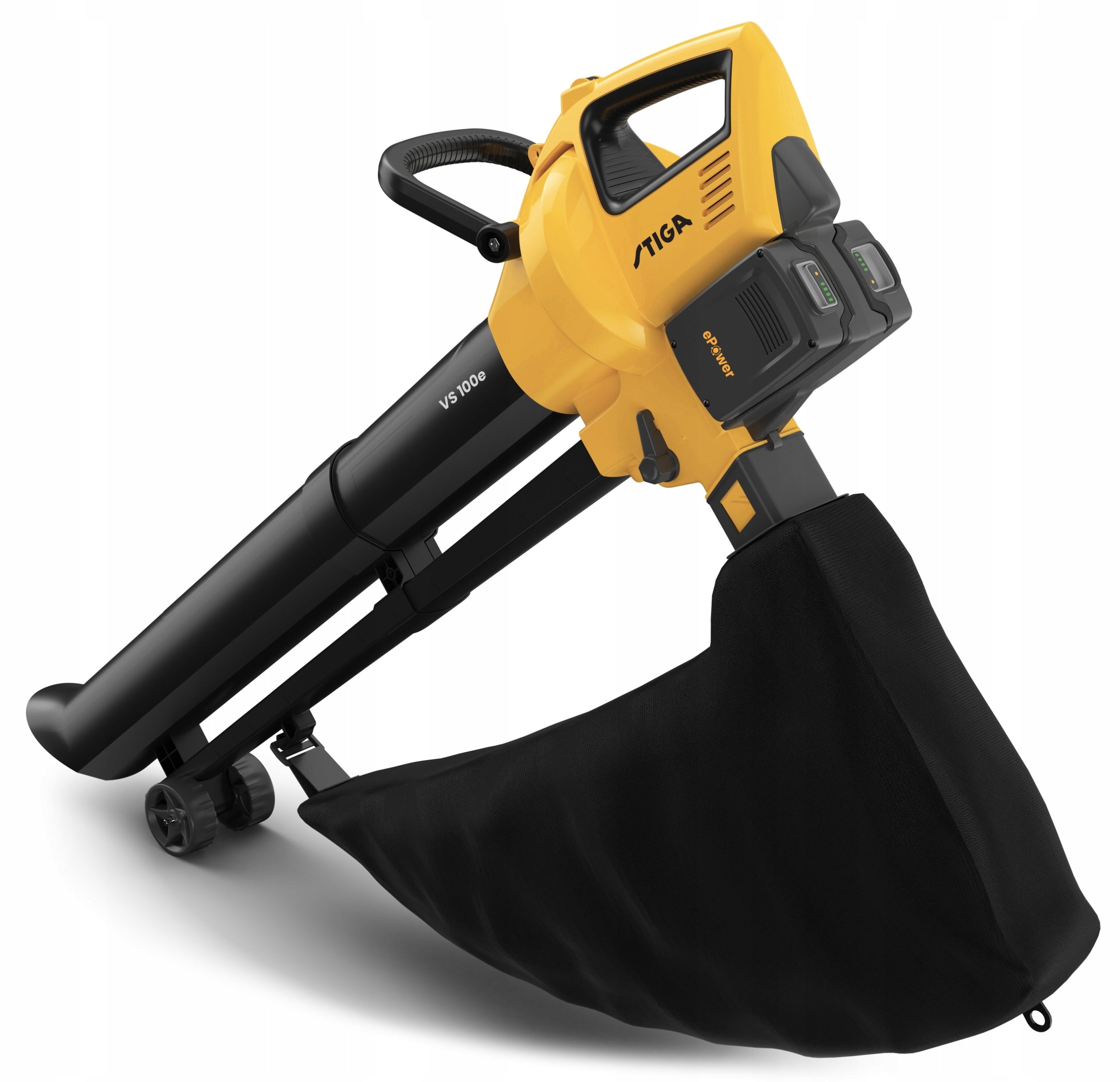Cordless Vacuum Cleaner Leaf Blower STIGA VS 100e 600 W 55 m/s 2x 4Ah Brand Stiga