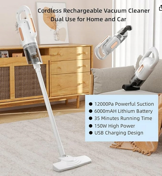 Cordless Vacuum Cleaner Lightweight Home Car Upright Vacuum Cleaner Packaging status original