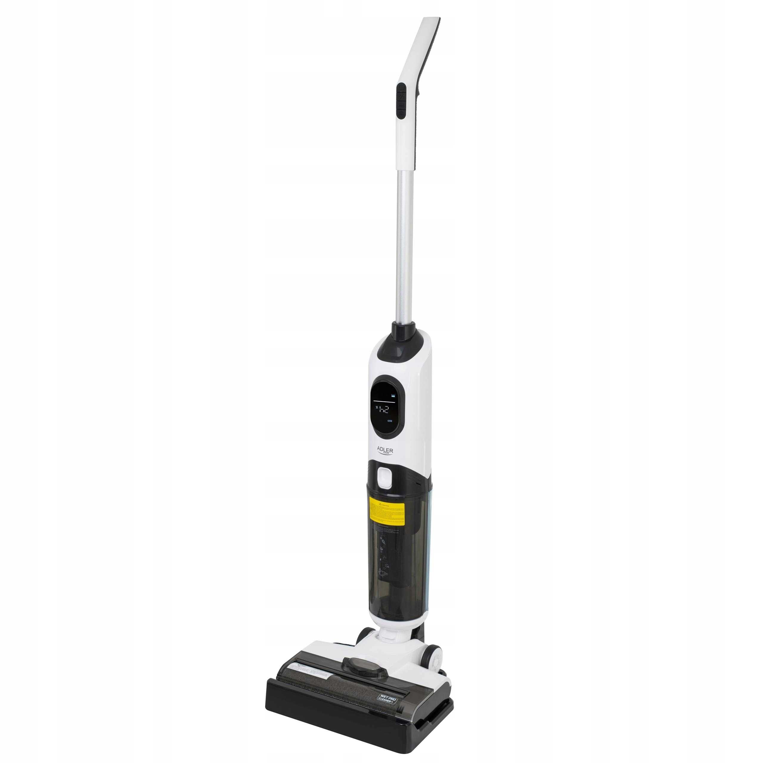 Cordless Vacuum Cleaner Mopping Dry and Wet Self-Cleaning Brand ADLER