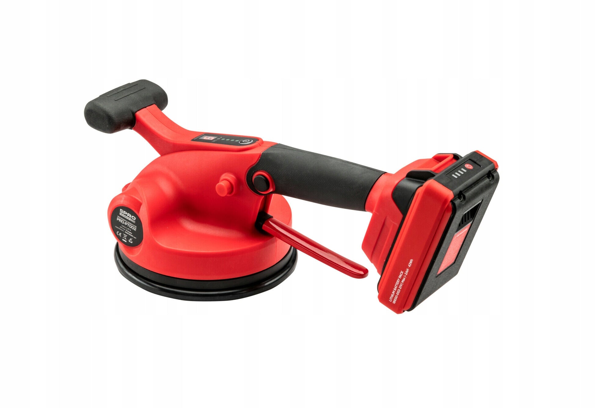 Cordless Vibration Suction Cup Suitcase PRO for Maxi Tiles 166mm Manufacturer code PRO-PT002