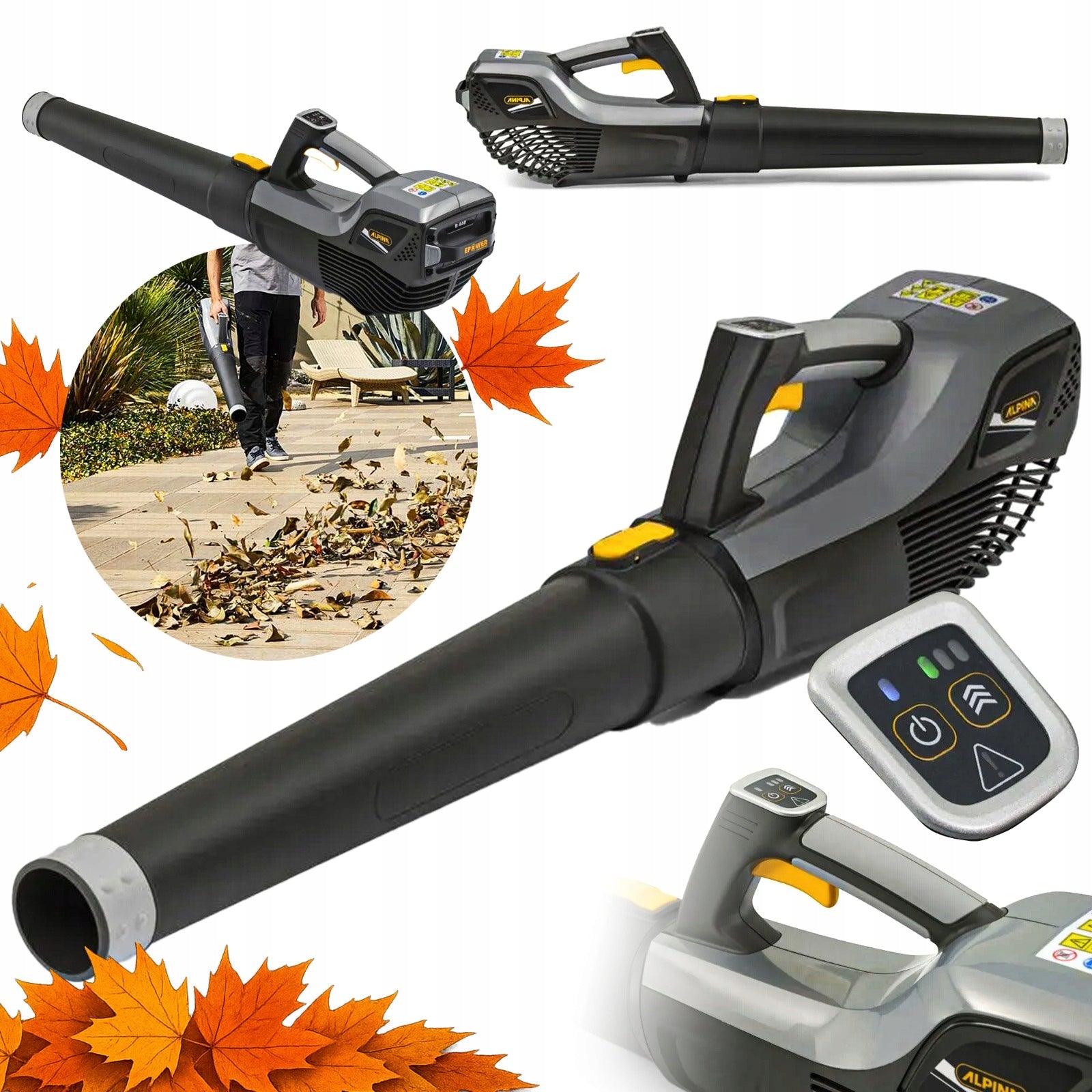 Cordless blower Alpina ABL 48 Li 650W 198km/h 48V 2Ah 2.6kg