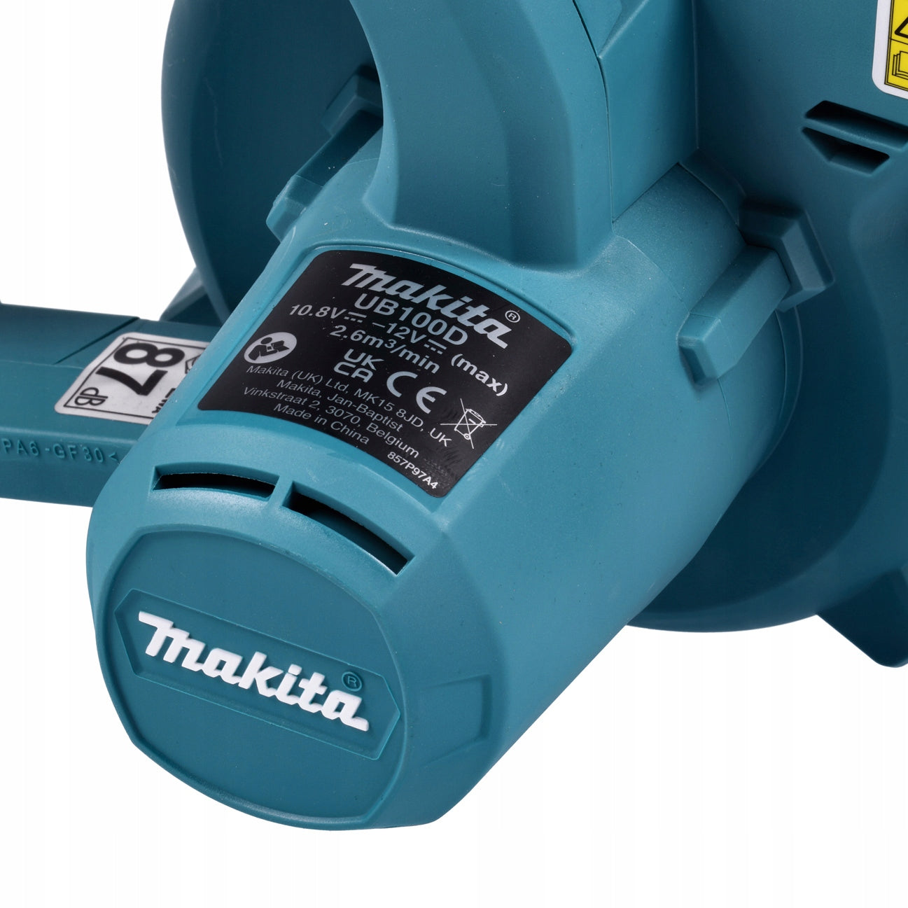 Cordless blower Makita UB100DZ 12V Li-Ion Air velocity 270 km/h