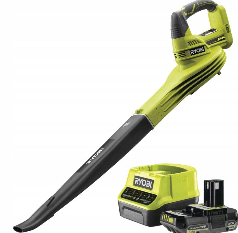 Cordless blower RYOBI OBL1820S set AKU 2.0Ah + charger
