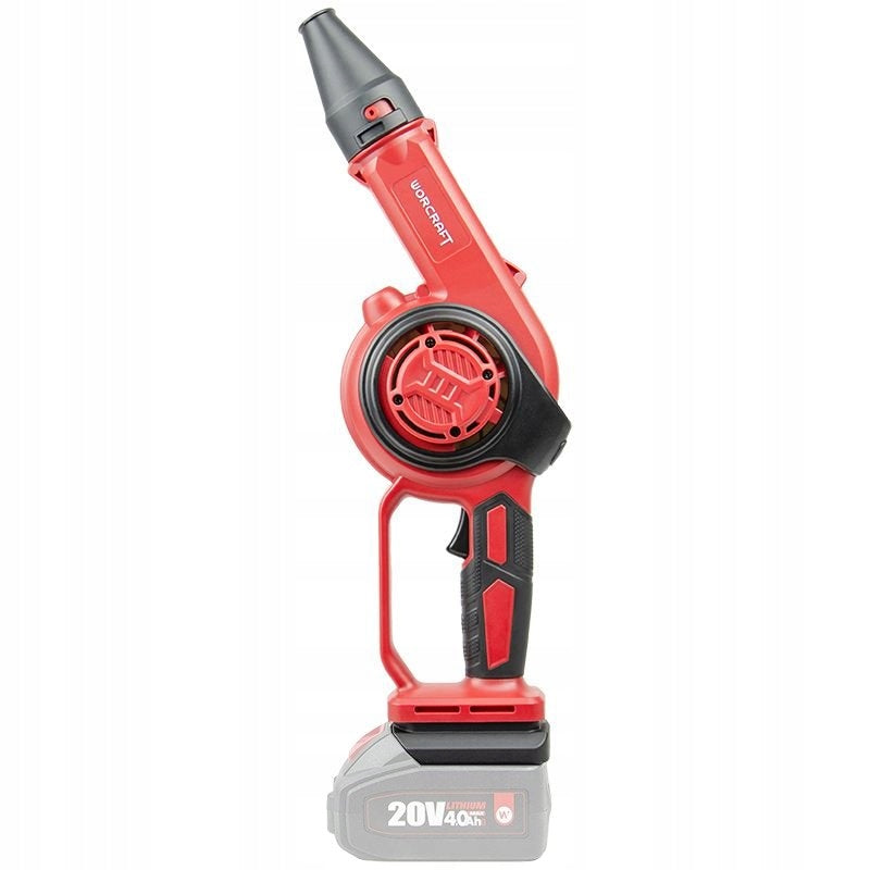Cordless blower Worcraft CLB-S20LiA 20 V BRUSHLESS LIGHT 288km/h Power supply rechargeable battery