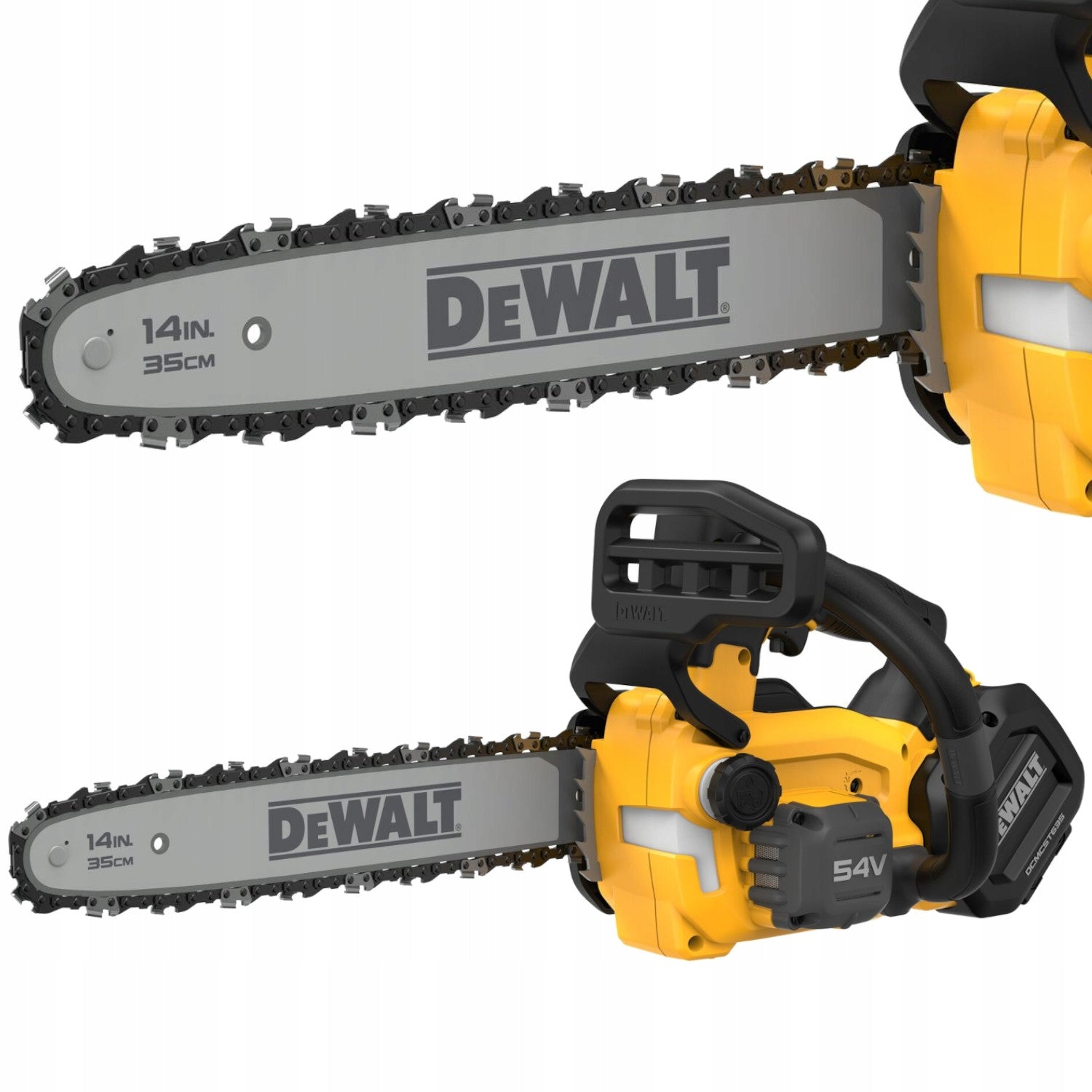Cordless chainsaw 35cm, 54V DeWalt FLEXVOLT [DCMCST635N-XJ]