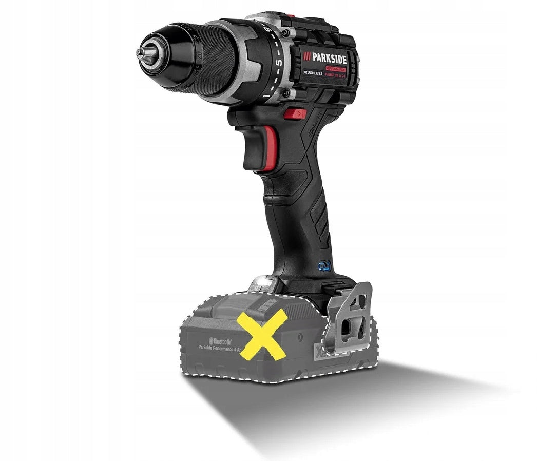 Cordless drill PABSP 20-Li C4 PARKSIDE PERFORMANCE Manufacturer code PABSP 20-Li C4
