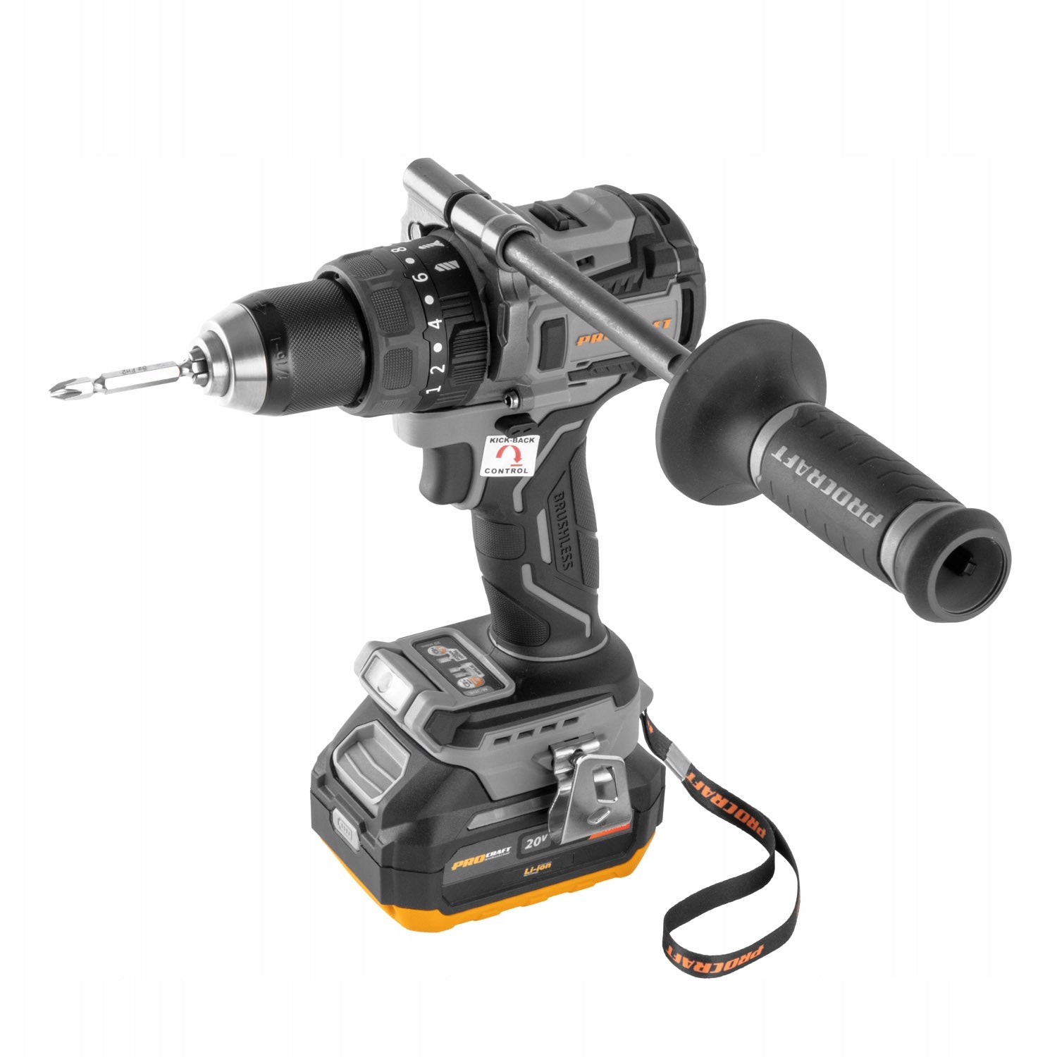 Cordless drill Procraft Industrial CD20B-1b-c Voltage (V) 20 V