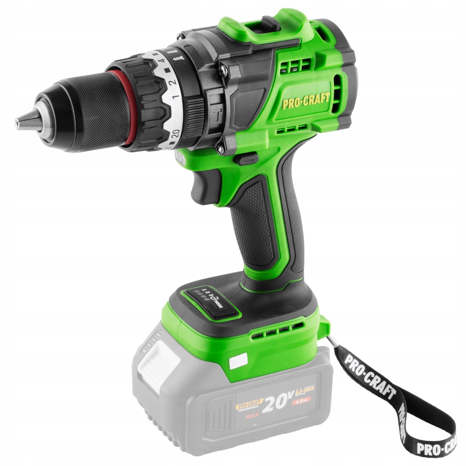 Cordless drill Procraft PA18ProBL-BB (without accumulation and charge) Voltage (V) 20 V