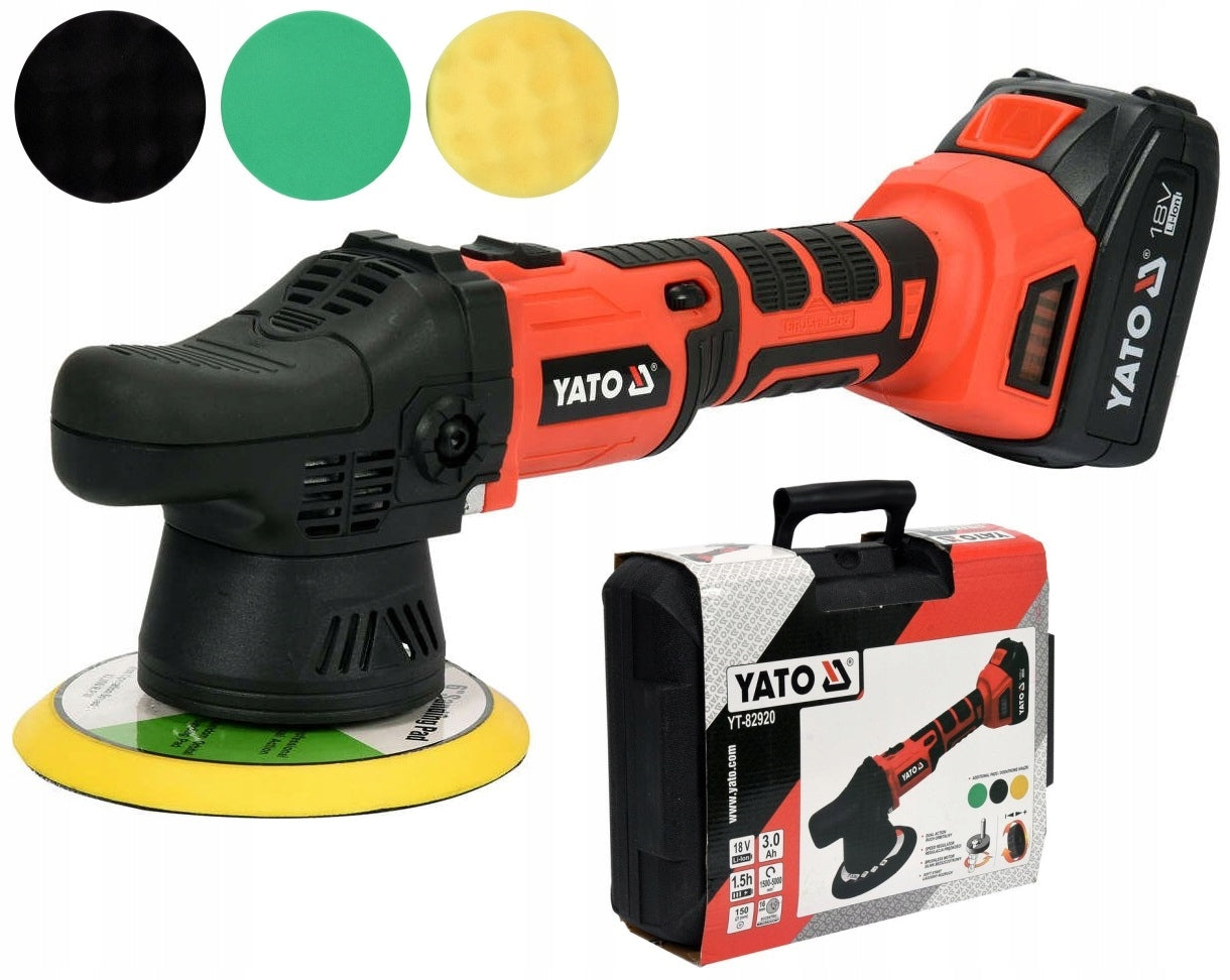 Cordless eccentric polisher Yato YT-82920 18 V Manufacturer code YT-82920