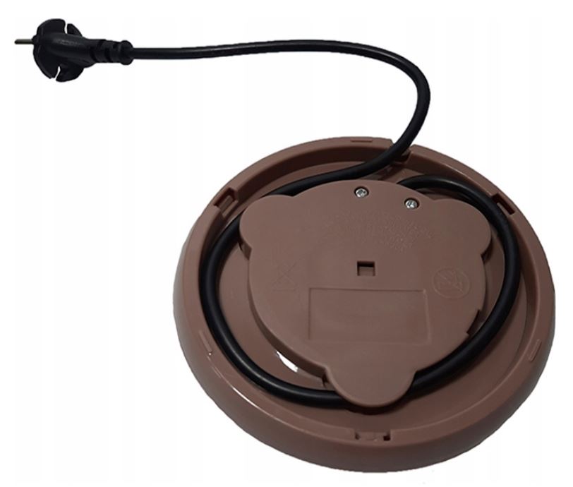 Cordless electric kettle 2000 W 2 L brown Marado rotary 360° Brand no brand