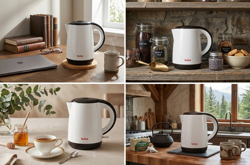 Cordless electric kettle TEFAL Safe'Tea KO261130 1800 W 1 l Manufacturer code 7211002994