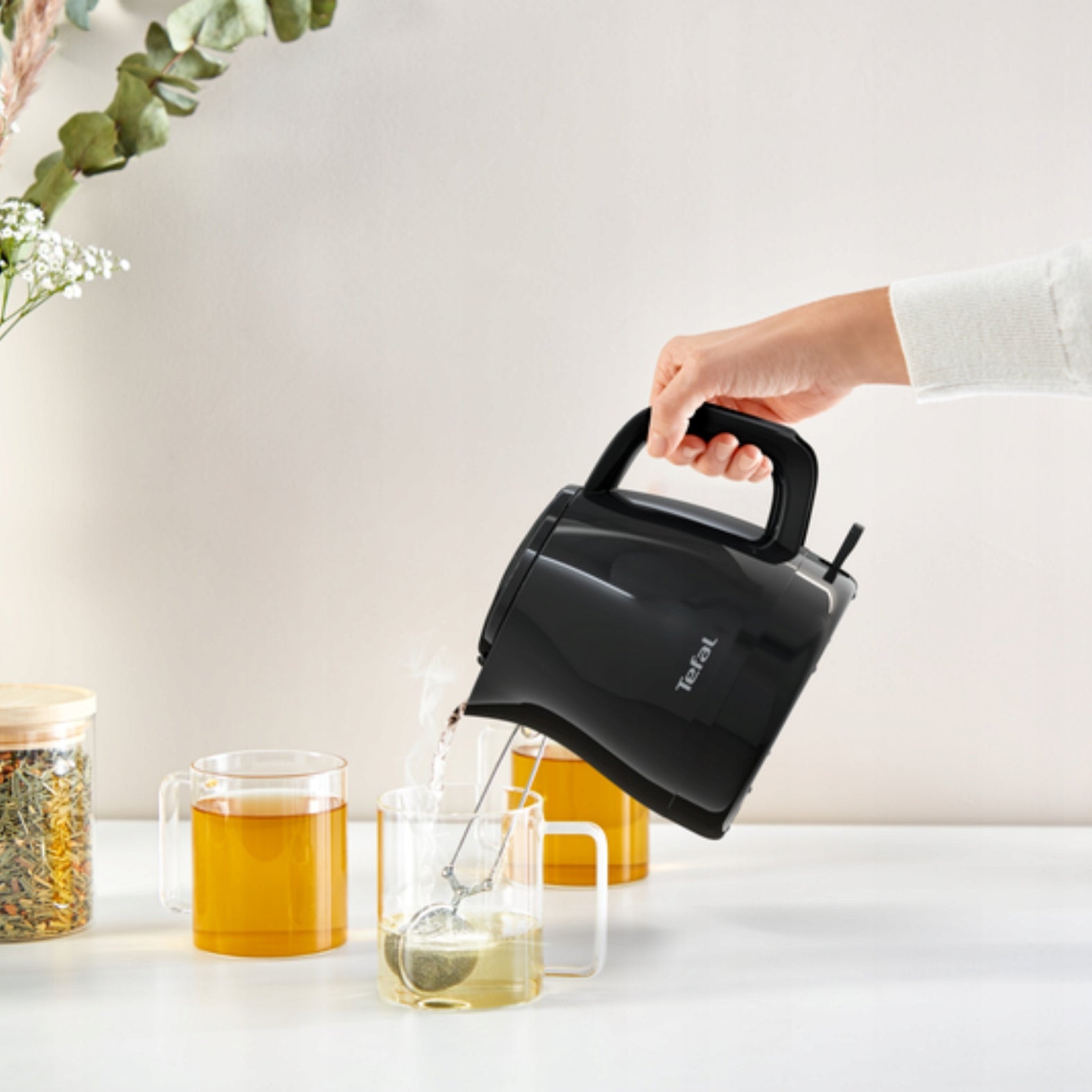 Cordless electric kettle TEFAL Vita KO153810 2400 W small 0,8l Manufacturer code KO153810