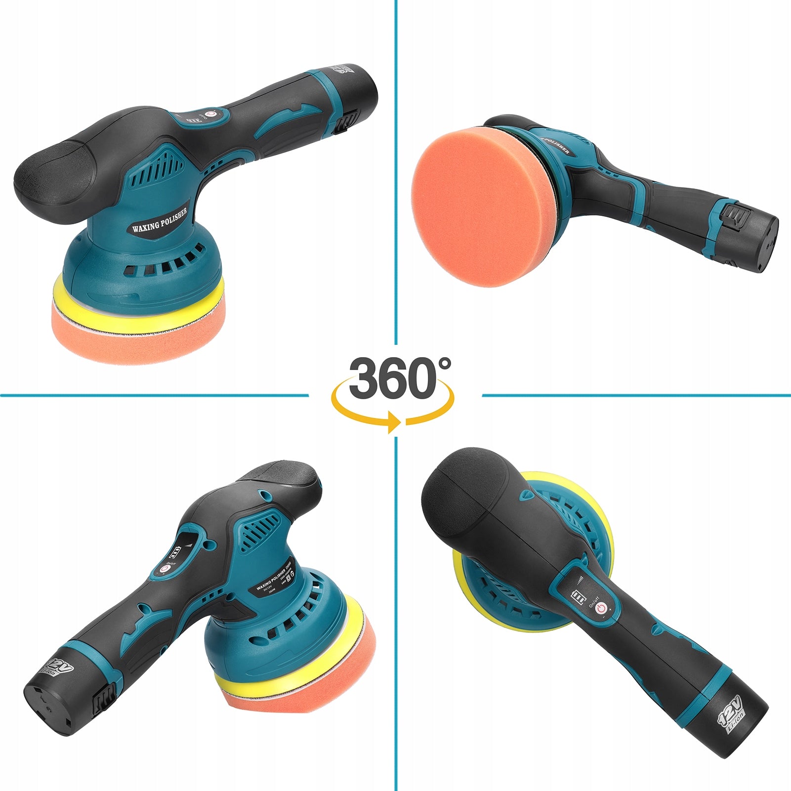Cordless electric polisher 250 W 125 mm Manufacturer code 750749968818